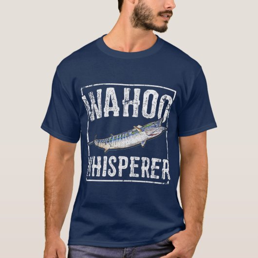 Wahoo Whisperer Deep Zee Vist T-shirt (Voorkant)
