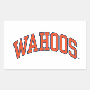 WAHOOS RECHTHOEKIGE STICKER