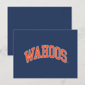 WAHOOS UITNODIGING BRIEFKAART (Voorkant / Achterkant)