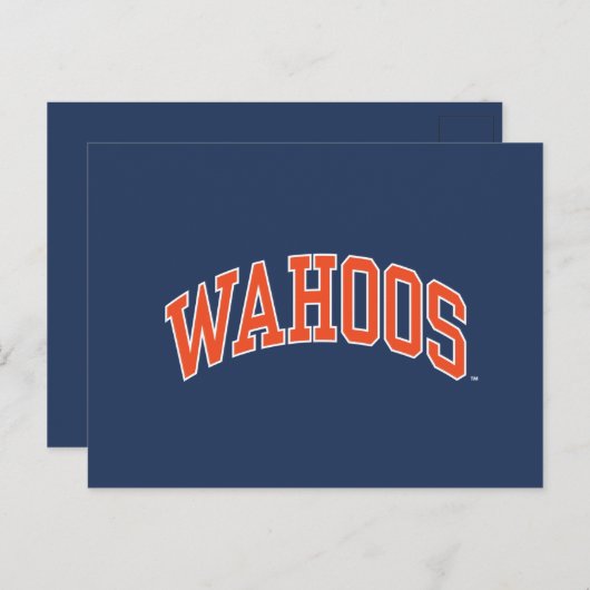 WAHOOS UITNODIGING BRIEFKAART (Voorkant / Achterkant)