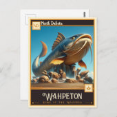 Wahpeton, North Dakota |  Briefkaart (Voorkant / Achterkant)