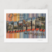 Wahpeton, North Dakota - Grote letterscènes Briefkaart (Voorkant)