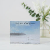 Wahpeton, North Dakota Sneeuw Briefkaart (Staand voorkant)