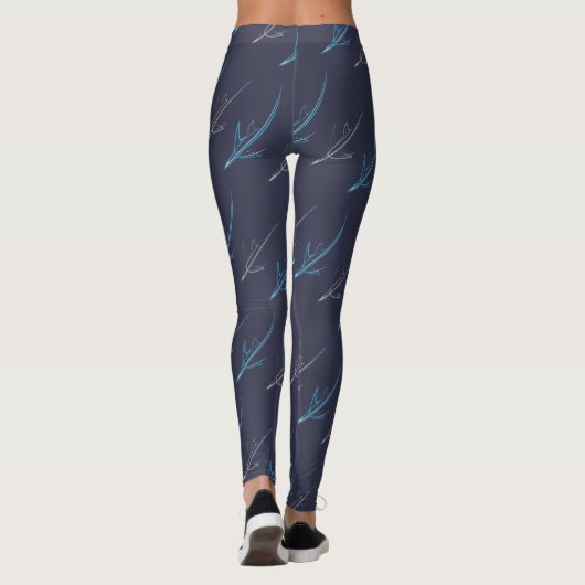 WAI Australian Chapter Black Airplane Leggings (Achterkant)