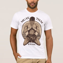  Wai Kru T-shirt | Retro Muay Thai Art Deco
