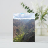 Waiamea Canyon Kauai Briefkaart (Staand voorkant)