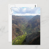 Waiamea Canyon Kauai Briefkaart (Voorkant / Achterkant)