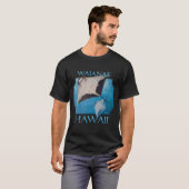 Waianae Hawaii Manta Rays Zee T-shirt (Voorkant volledig)