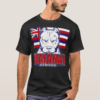 WAIANAE Strong Hawaii Hawaiian Flag, Hawaii 96792 T-shirt