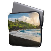 Waianapanapa Beach Laptop Sleeve (Voorkant Links)
