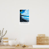 Waianapanapa Hawaii Reisprint Poster (Keuken)