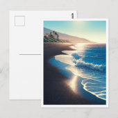 Waianapanapa State Park Black Sand Beach, Maui Briefkaart (Voorkant / Achterkant)