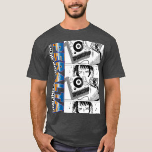 Waifu Anime Neko DJ Manga Girl T-shirt