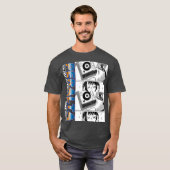 Waifu Anime Neko DJ Manga Meisje T-shirt (Voorkant volledig)