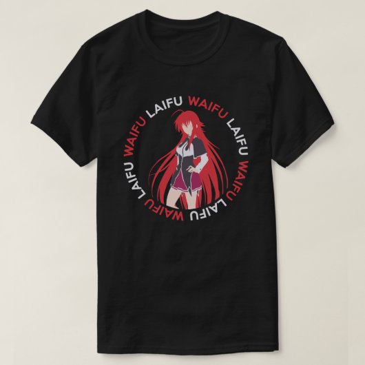 Waifu Laifu Anime Shirt (Design voorkant)