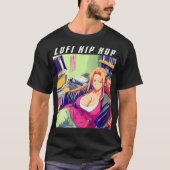 Waifu Manga Anime Meisje 90S Retro Lofi Hip Hop T-shirt (Voorkant)