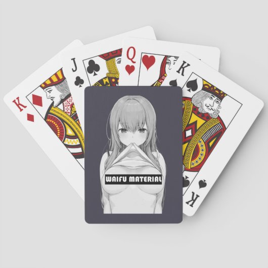Waifu-materiaal Pokerkaarten (Achterkant)
