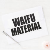 Waifu-materiaal Rechthoekige Sticker (Envelop)