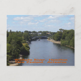 Waikato River, Hamilton Briefkaart
