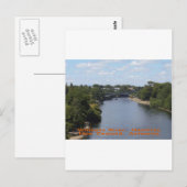 Waikato River, Hamilton Briefkaart (Voorkant / Achterkant)