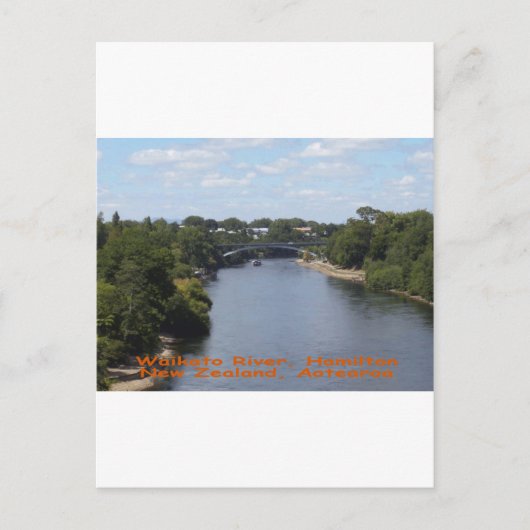 Waikato River, Hamilton Briefkaart (Voorkant)