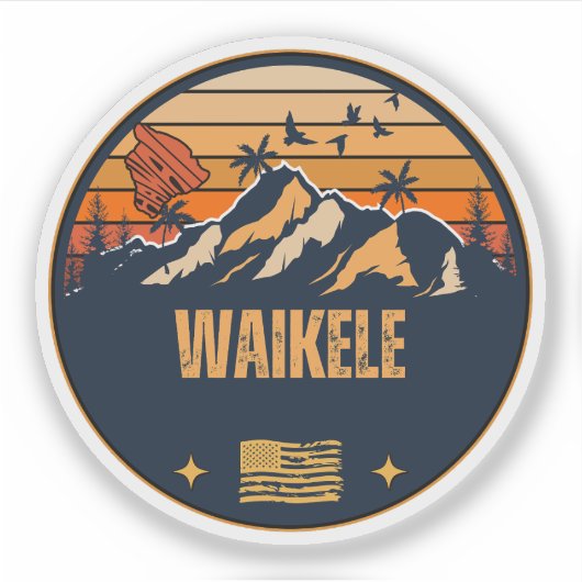 Waikele, Hawaï Sticker (Voorkant)