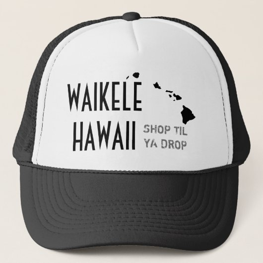 WAIKELE HAWAII SHOP TIL YA DROP TRUCKER PET (Voorkant)