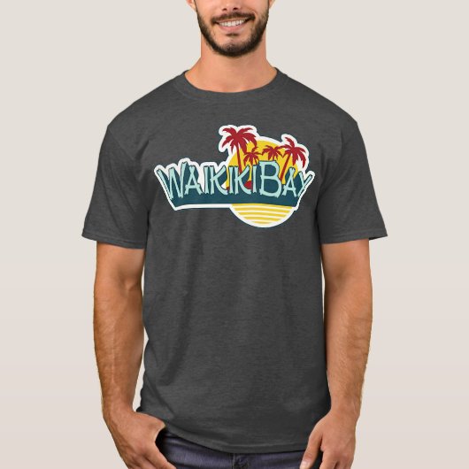 Waikiki Bay T-shirt (Voorkant)