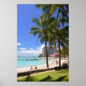 Waikiki Beach 2 Poster (Voorkant)
