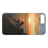 Waikiki Beach bij zonsondergang Case-Mate iPhone Case (Achterkant (Horizontaal))