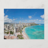 Waikiki Beach Briefkaart (Voorkant)