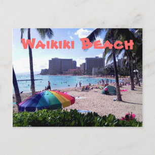 Waikiki Beach Briefkaart