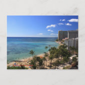 Waikiki Beach briefkaart (Voorkant)