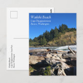 Waikiki Beach, Cape Diseption, Washington Briefkaart (Voorkant / Achterkant)