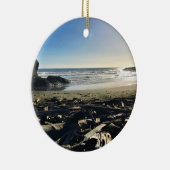 Waikiki Beach, Cape Diseption, Washington Keramisch Ornament (Rechts)