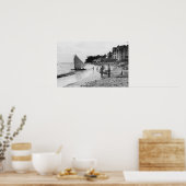 Waikiki Beach en Boats Honolulu Poster (Keuken)