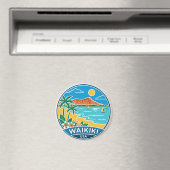 Waikiki Beach Hawaï Magneet (Insitu (Vaatwasser))