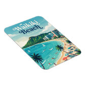 Waikiki Beach Hawaï Magneet (Rechterzijde)