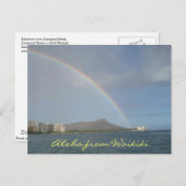 Waikiki Beach, Hawaii Briefkaart (Voorkant / Achterkant)