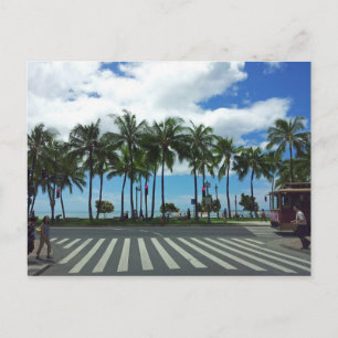 Waikiki Beach Hawaii Briefkaart