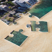 Waikiki Beach Hawaii Honolulu. kerstgroet Legpuzzel (Zijkant)