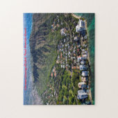 Waikiki Beach Hawaii Honolulu. Kerstgroet Legpuzzel (Verticaal)