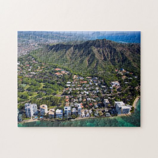 Waikiki Beach Hawaii Honolulu. Legpuzzel (Horizontaal)