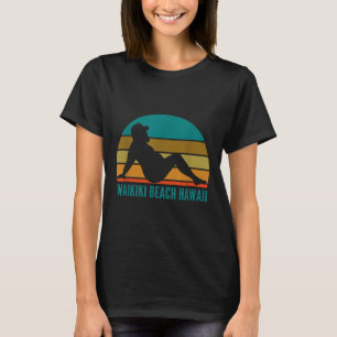 Waikiki Beach Hawaii Humor Funny Drink Adult Jo T-shirt
