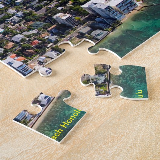 Waikiki Beach Honolulu Legpuzzel (Zijkant)