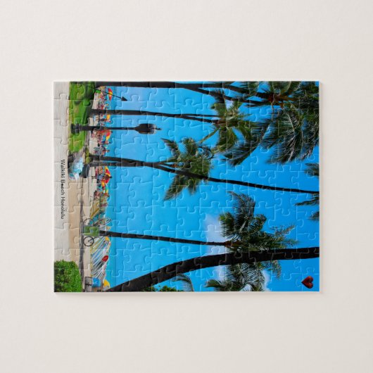 Waikiki Beach Honolulu Legpuzzel (Horizontaal)