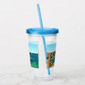 Waikiki Beach Honolulu Oahu Hawaii  Acryl Drinkbeker (Links)