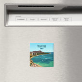 Waikiki Beach Honolulu Oahu Hawaii  Magneet (Insitu (Vaatwasser))