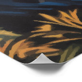 Waikiki Beach Honolulu Oahu Hawaii Retro Poster (Hoek)