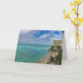 Waikiki Beach Kaart (Gele Bloem)